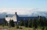 Timberline Lodge with Mount Jefferson in the background